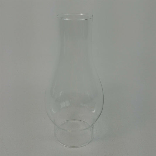 Oil Lamp Chimney Shade Glass 8-1/2" Tall 2" Rim 2-15/16" Fitter 4" Bulge