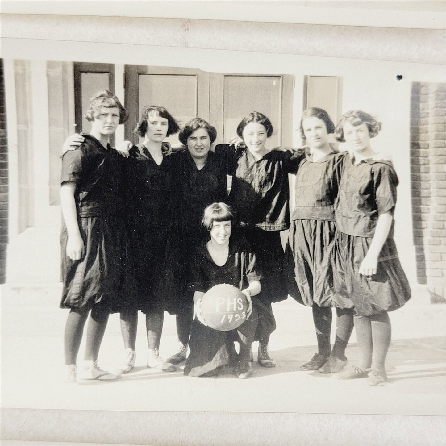 3 Vintage Photos 1923 PHS Portland OR High School Girls Basketball Team Pictures