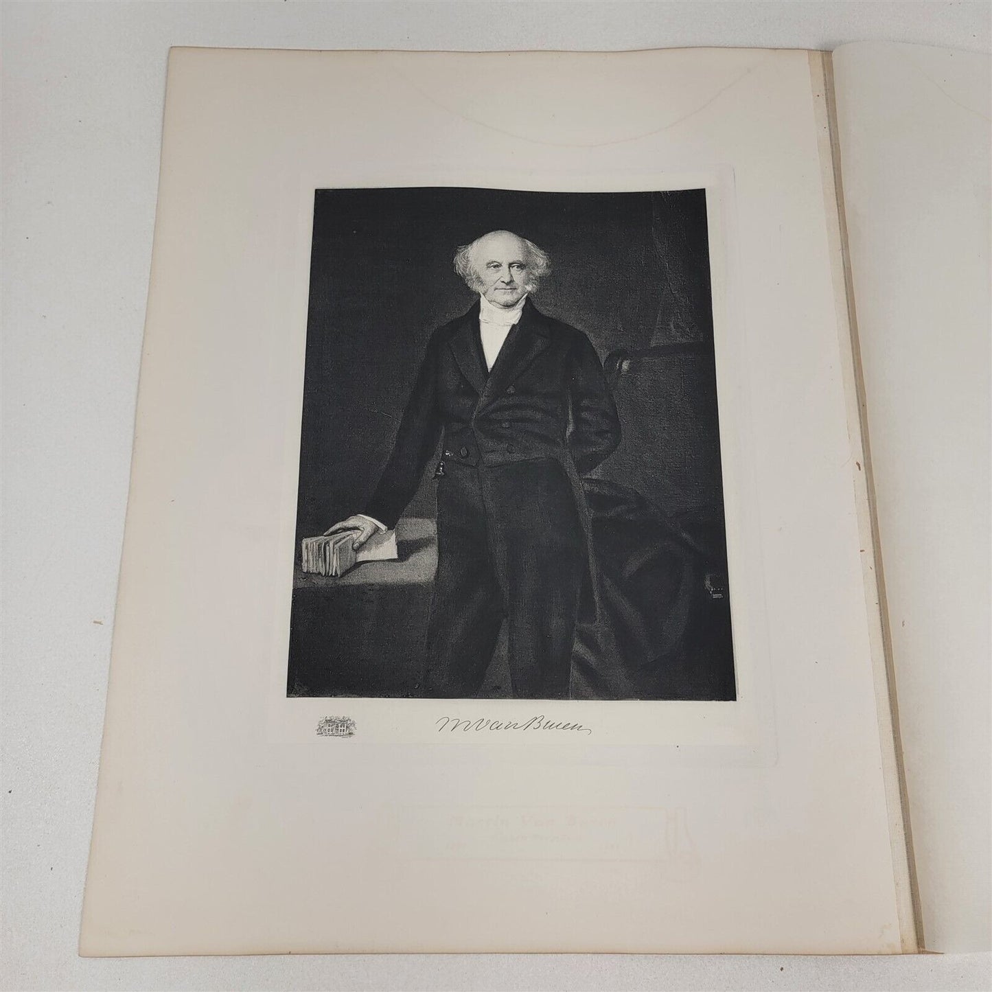 Martin Van Buren 1901 White House Gallery Official Portraits Presidents Gravure