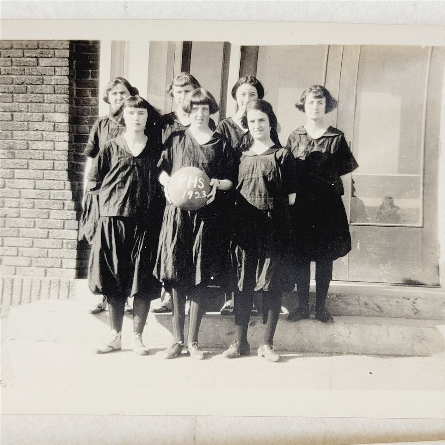 3 Vintage Photos 1923 PHS Portland OR High School Girls Basketball Team Pictures