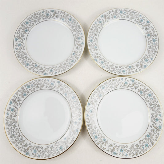 Noritake Dover 5633 Set of 4 Salad Lunch Plates 8 1/4"
