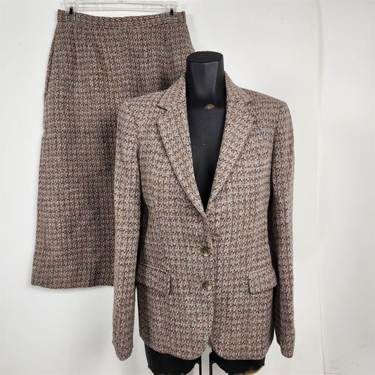 Vintage Marco Francini 2 Piece Skirt Blazer Jacket Suit Set