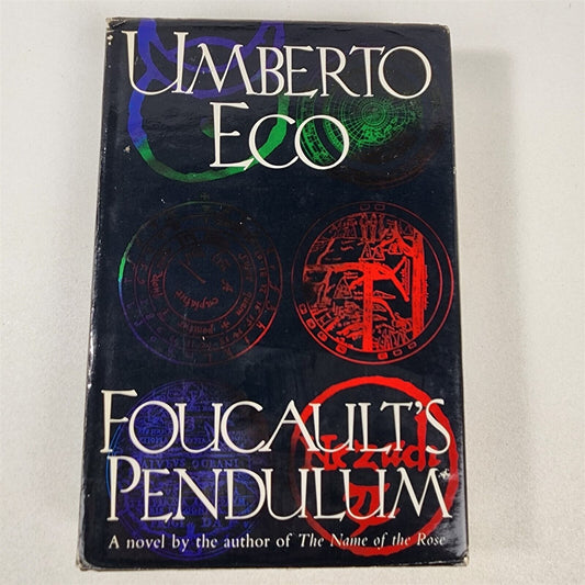 Foucault's Pendulum by Umberto Eco Hardcover w/ Dust Jacket 1989