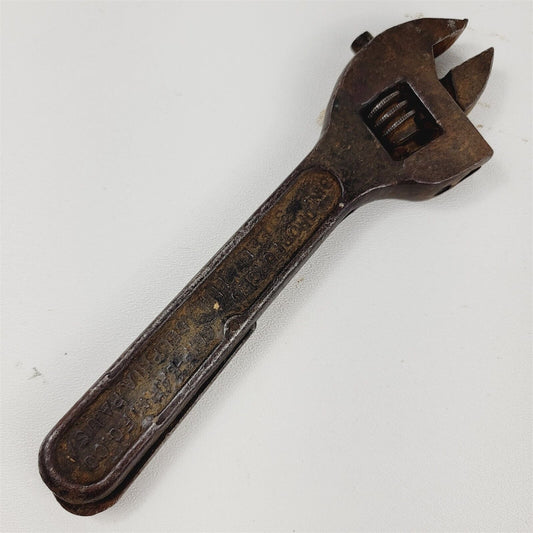 Shuster Speed Wrench 8" 1915 Clip-Bar Mfg Co Steel Philadelphia PA USA