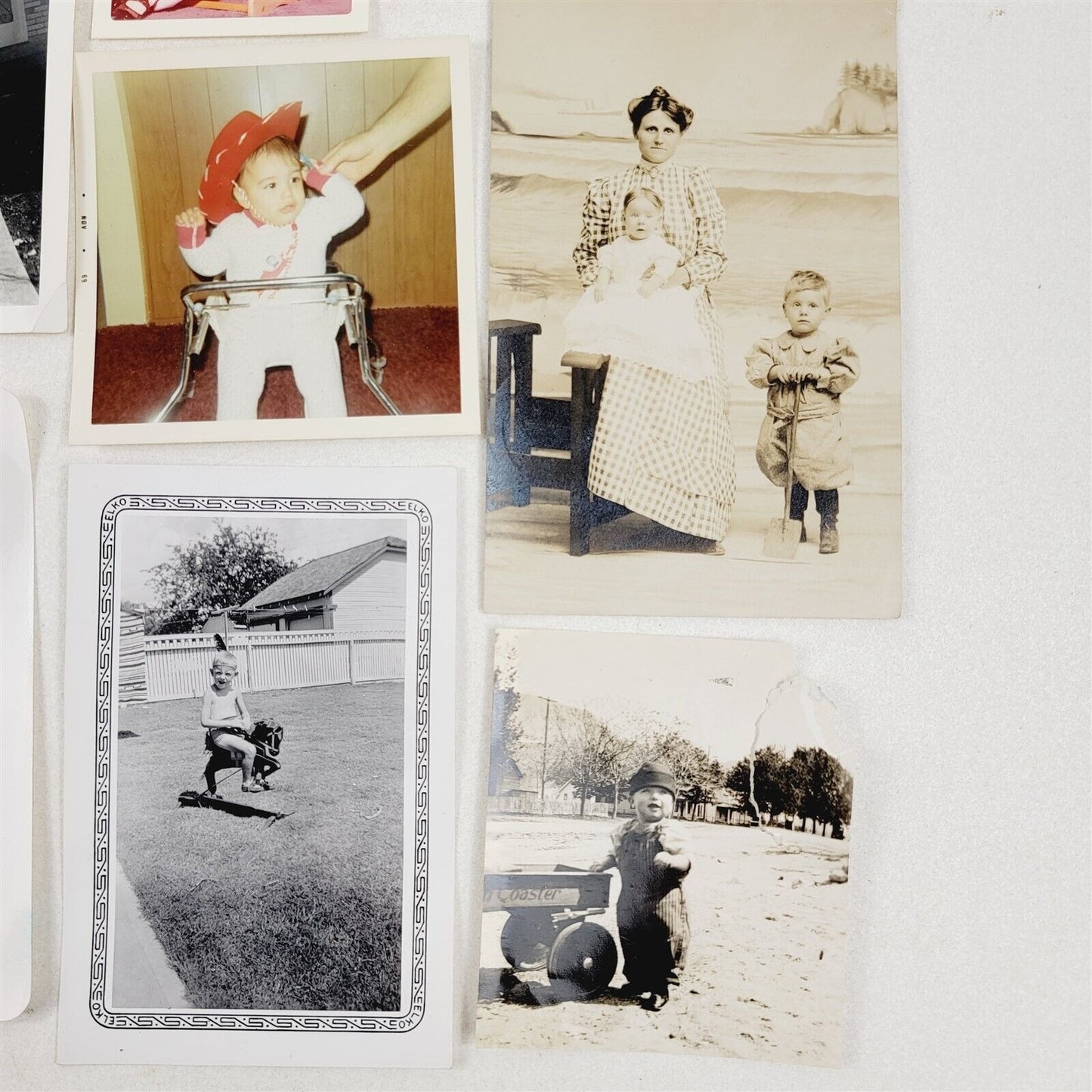 18 Vintage Photos Photography Lot Silly Funny Kids 1920s-70s Snapshots