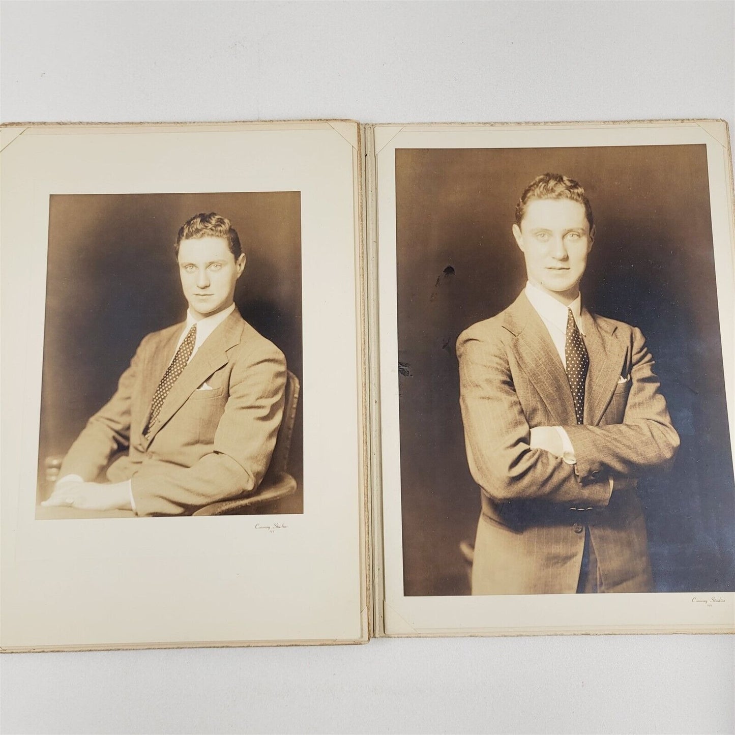 18 Vintage Photos Large Portraits 1920s-50s - 4.5x6 to 11x14 Photography Lot