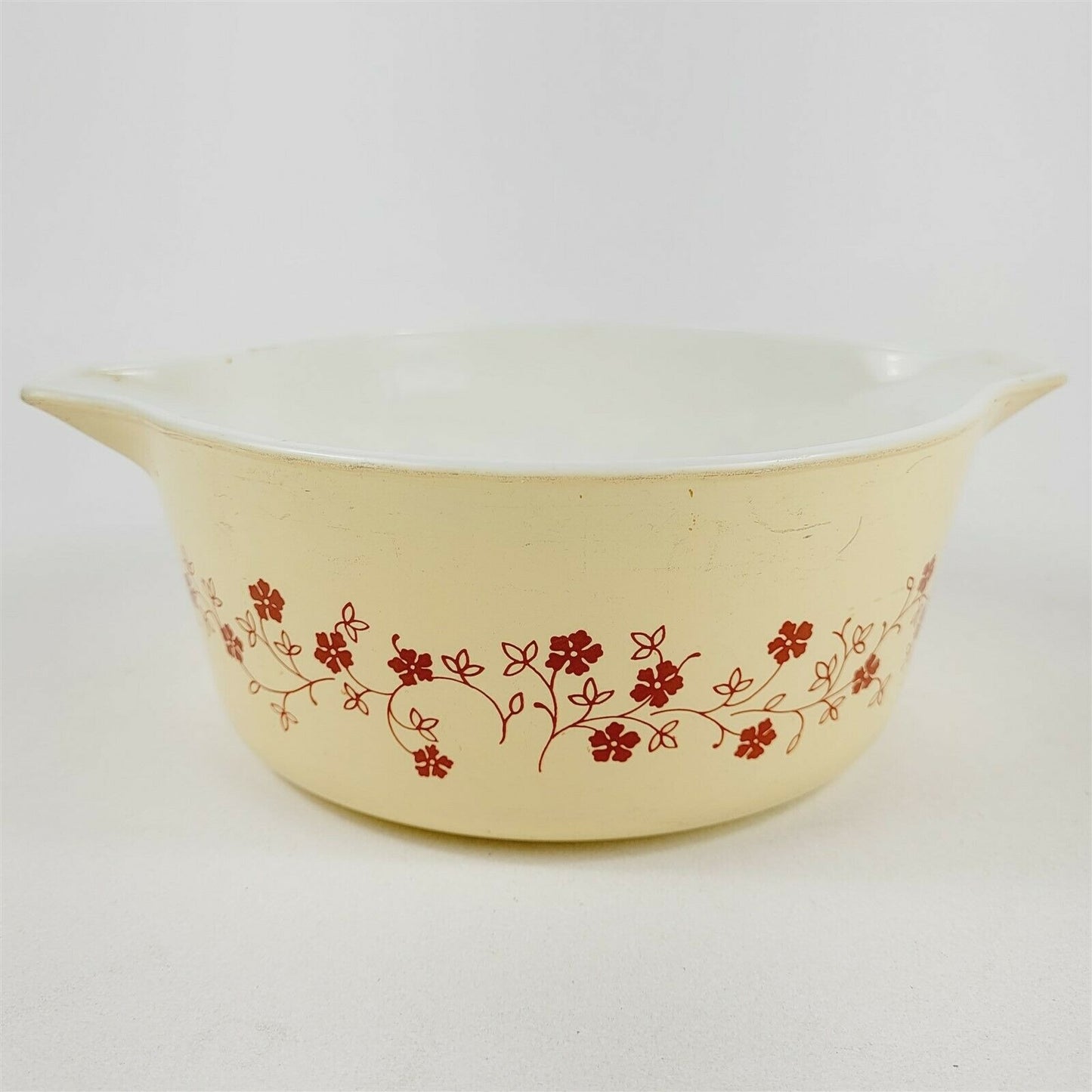 Vintage Pyrex Trailing Flowers Casserole Dish 475 2.5L - No Lid