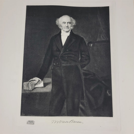 Martin Van Buren 1901 White House Gallery Official Portraits Presidents Gravure