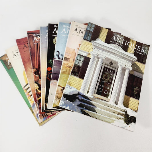 9 Volumes of The Magazine Antiques 1983, 1986-1989