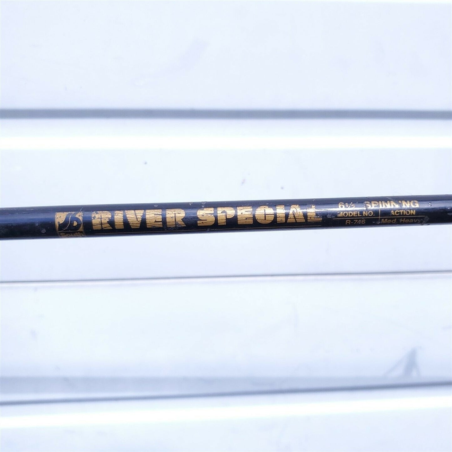 Vintage South Bend River Special Spinning Fishing Rod 6' 5" R-746 Med-Heavy Act