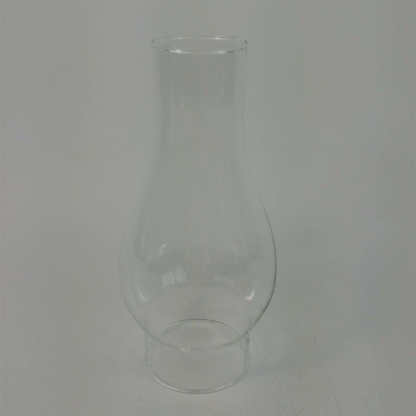 Oil Lamp Chimney Shade Glass 8-1/2" Tall 2" Rim 2-15/16" Fitter 4" Bulge
