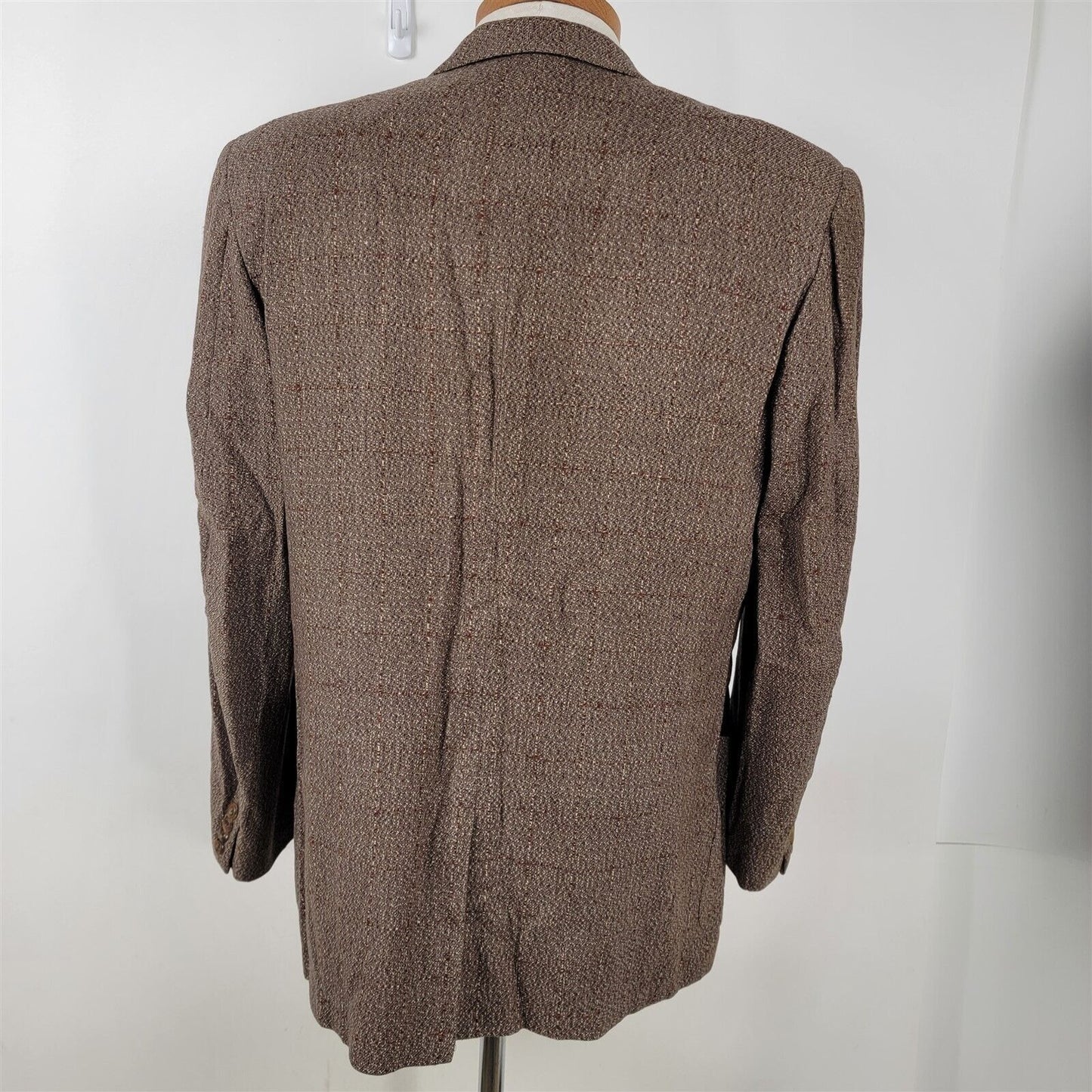 Vintage 1960s Hickey Freeman Littler Brown Blazer Suit Sports Jacket Coat