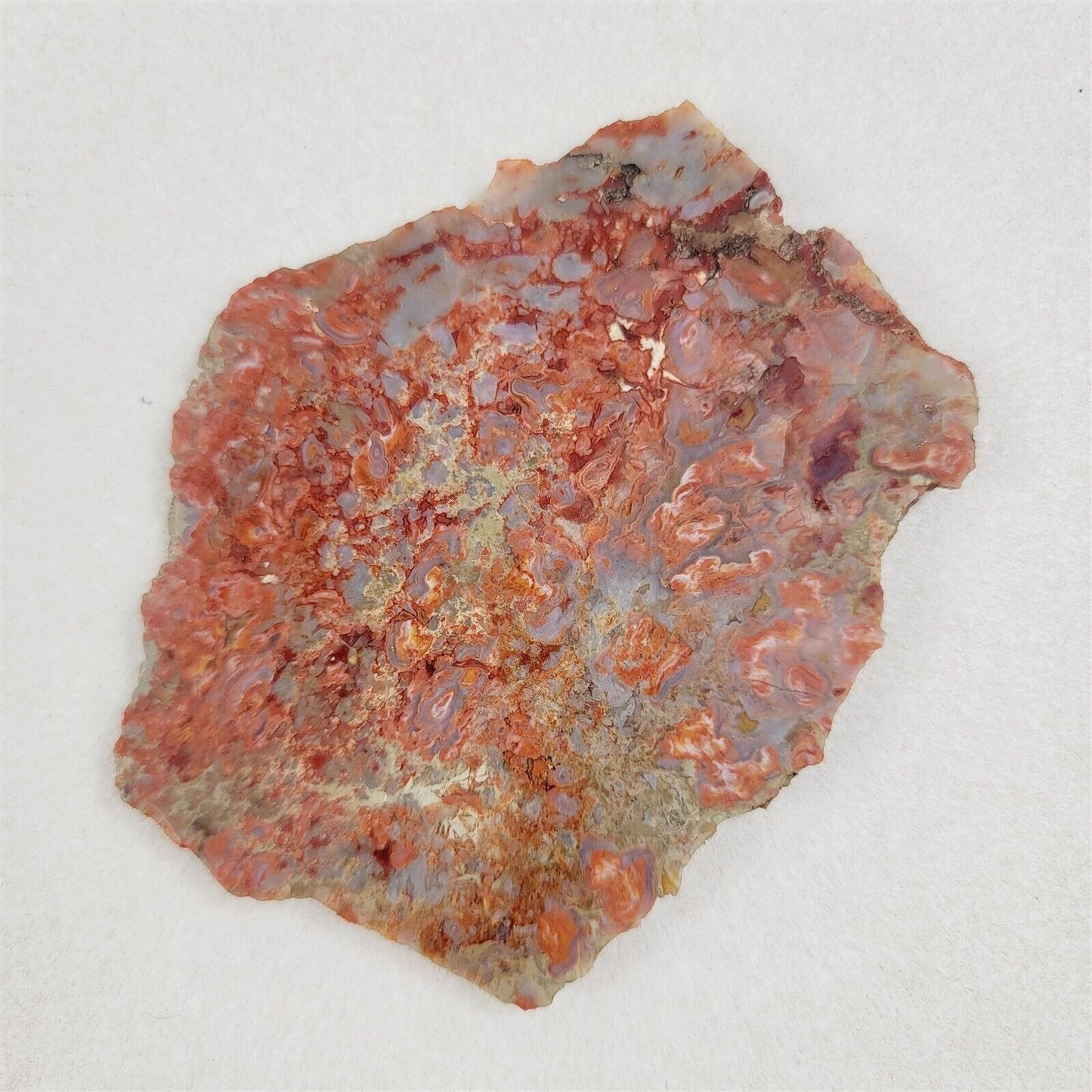4 Cut Polished Rocks Crystal Lapidary - Pink Red White Black