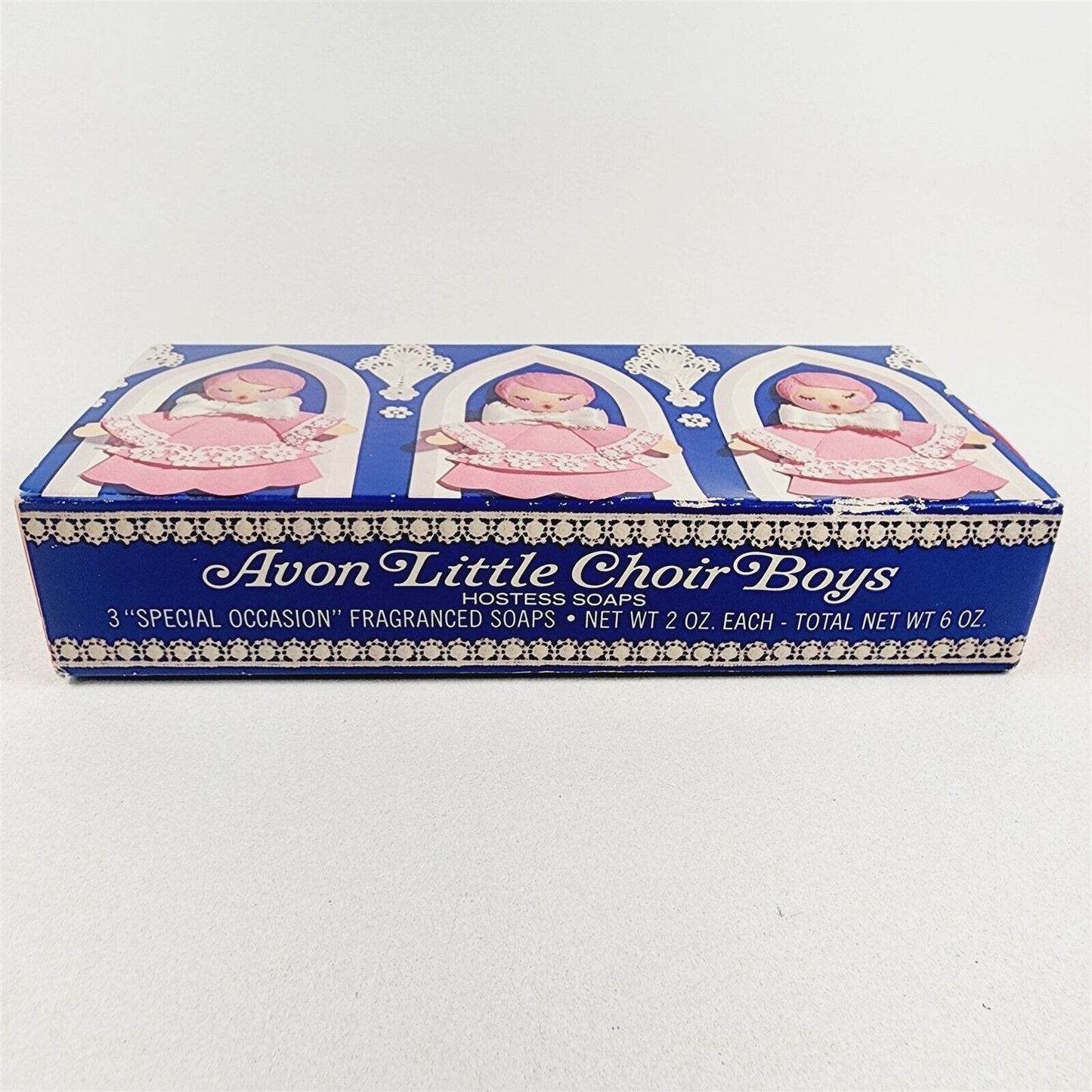 Vintage Avon Little Choir Boys Hostess Fragranced Soaps in Original Packaging