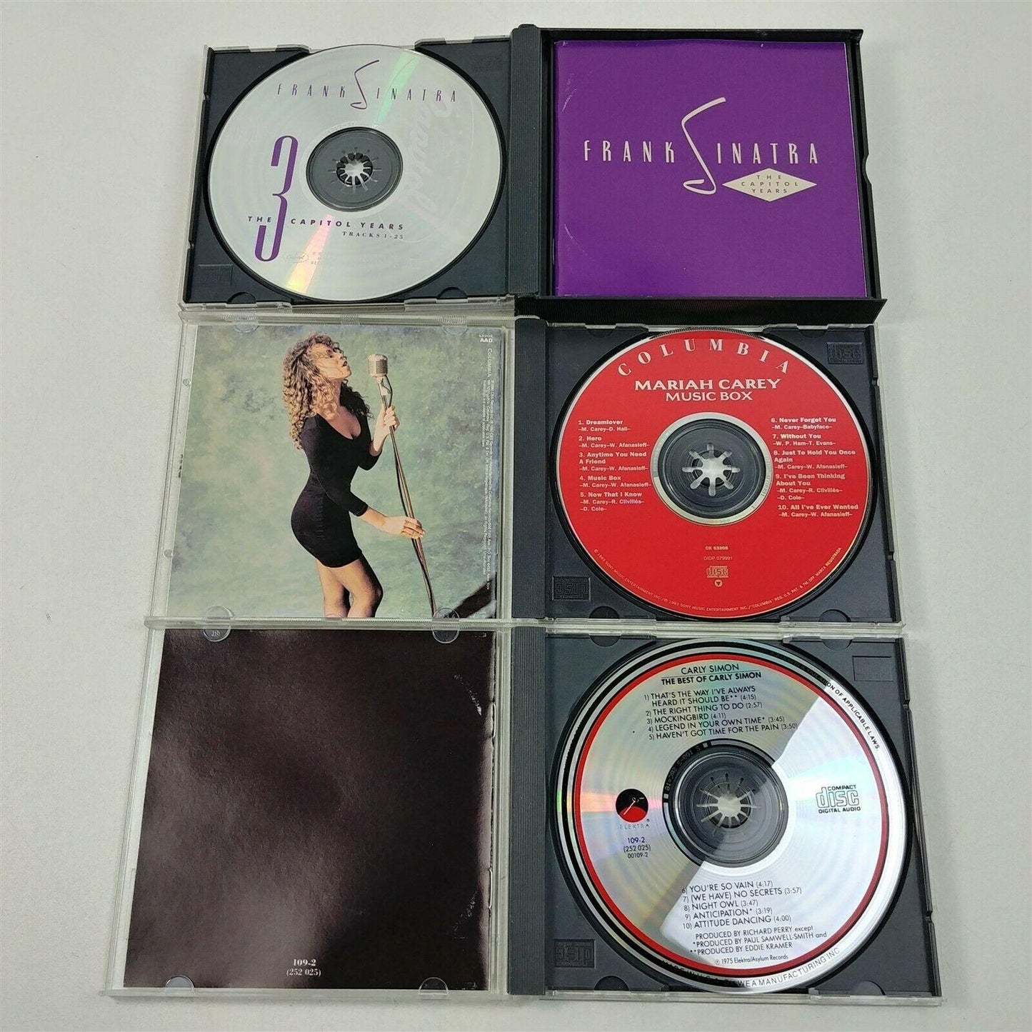 Pop Rock Country Music Carly Simon Willie Nelson Mariah Carey 9 CD Lot