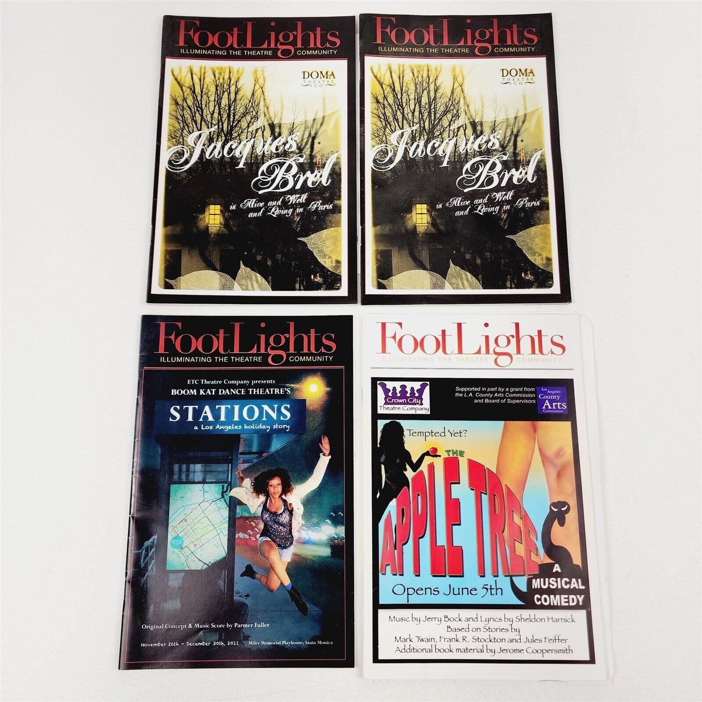 19 Footlights Playbills Theater Booklets 2009-2012 - Some Duplicates