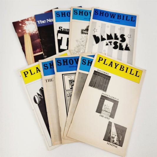 10 1980s Vintage Playbills Theater Booklets Lincoln Center National Theatre