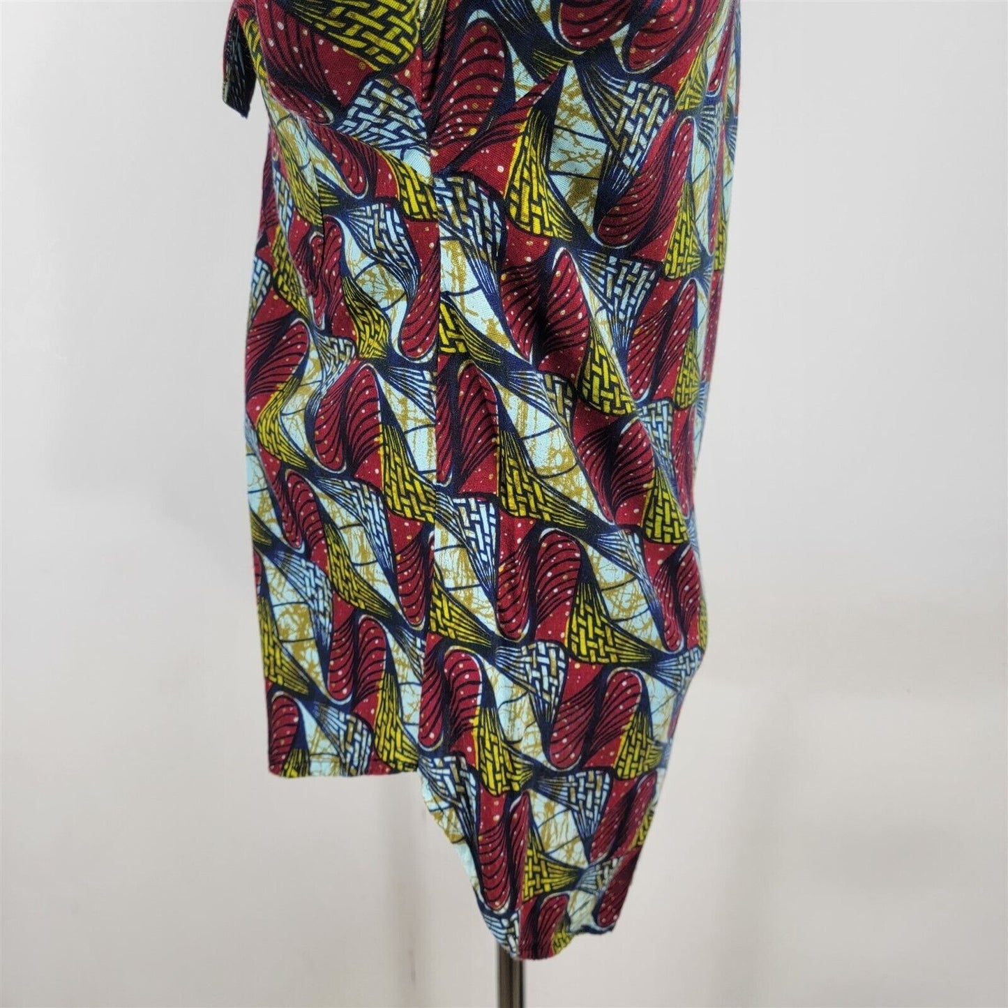 Vintage Okudzeto Colorful Short Sleeve Mens Shirt Made in Africa