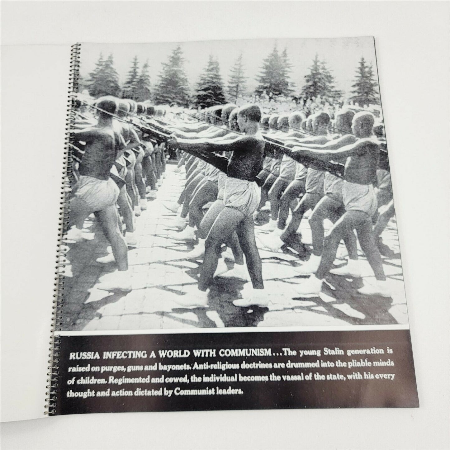1935 BSA America's Answer Anti Communist Picture Book 32 pgs 14" x 12"