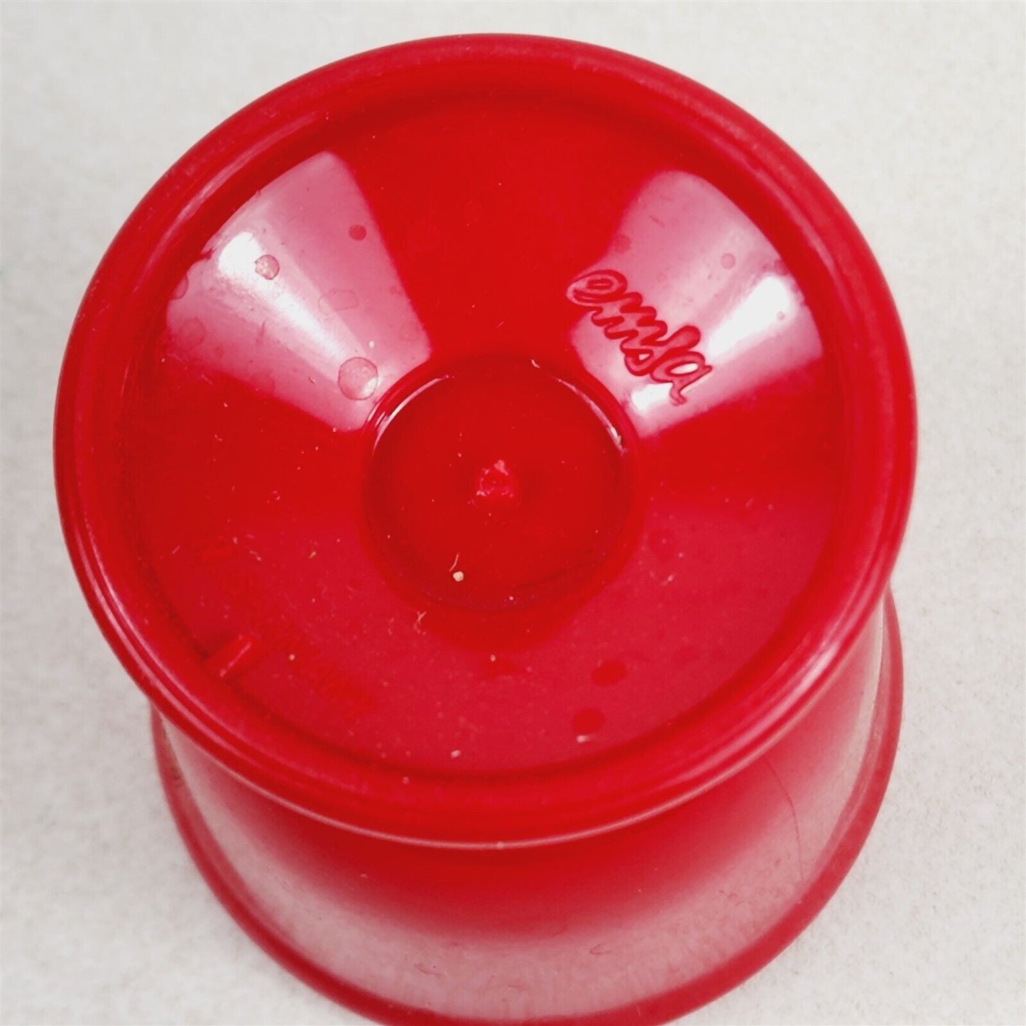 Vintage Set of 6 Emsa Red Egg Cups West Germany w/ Original Box - 2" tall