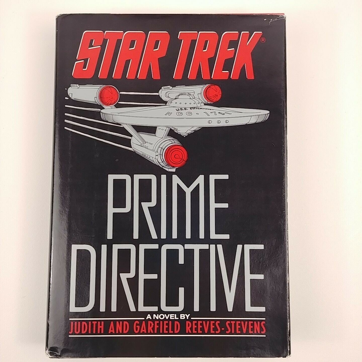 4 Star Trek Books Hardcover w/ DJs Probe Sarek Insurrection Prime Directive