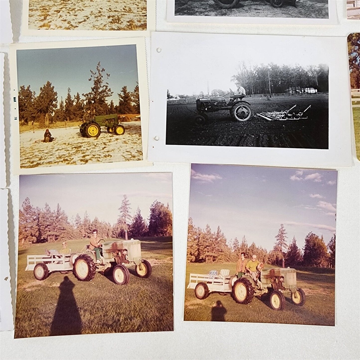 14 Vintage 1940s-70s Photos Tractors John Deere Farmall
