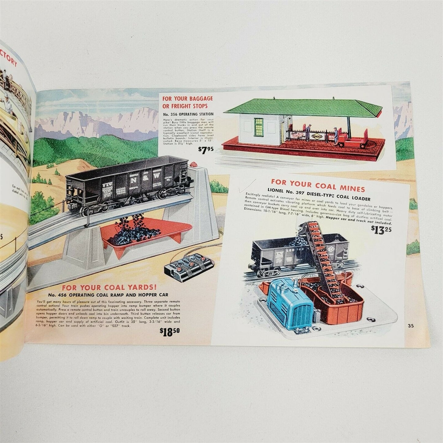 2 1953 Lionel Electric Toy Train Catalogs Garstang's Trains & Toys Pasadena CA