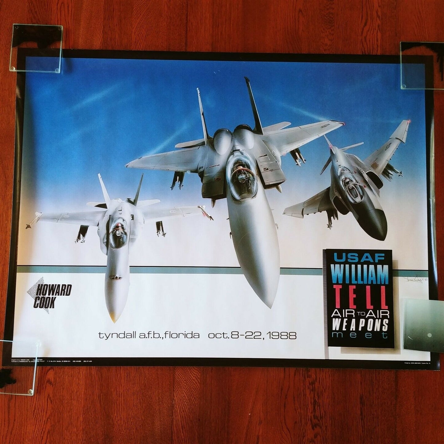 William Tell Tyndall Oct 1988 Air Force Poster Jets