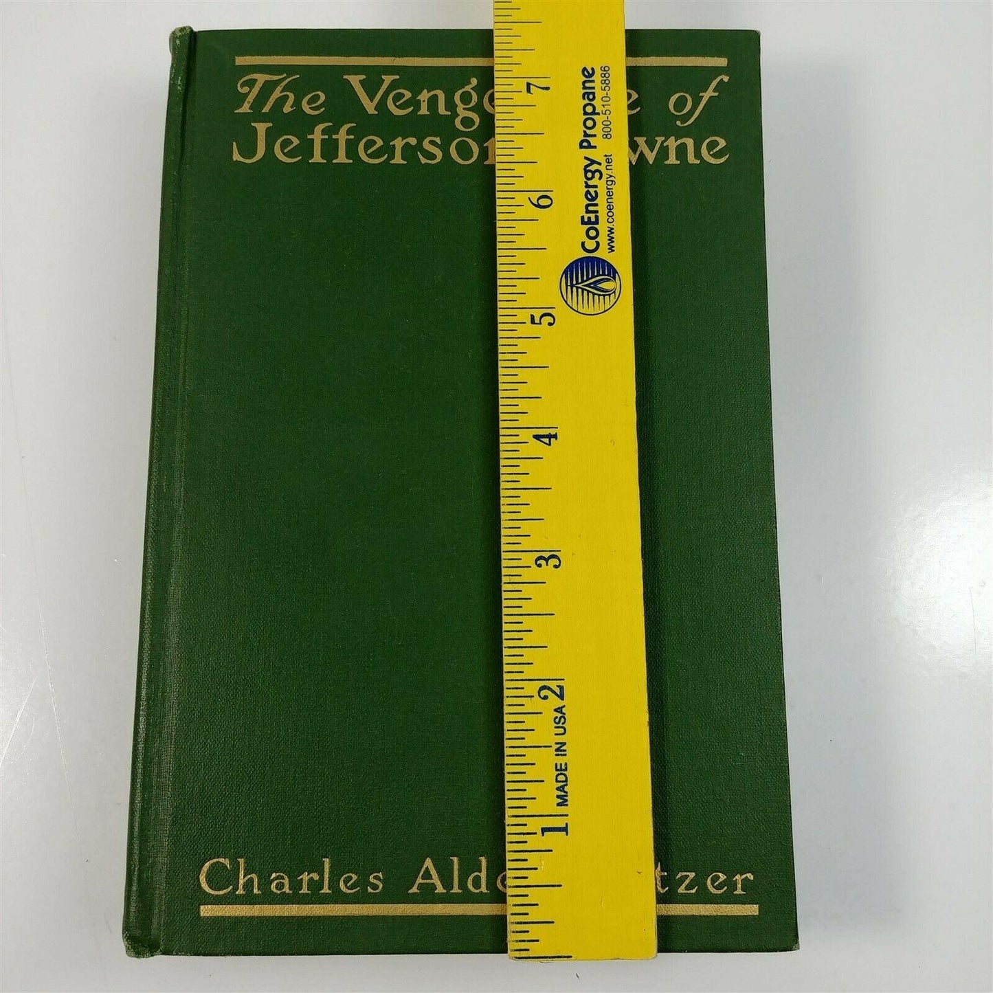 The Vengeance of Jefferson Gawne Misprint Blank Book Charles Alden Seltzer