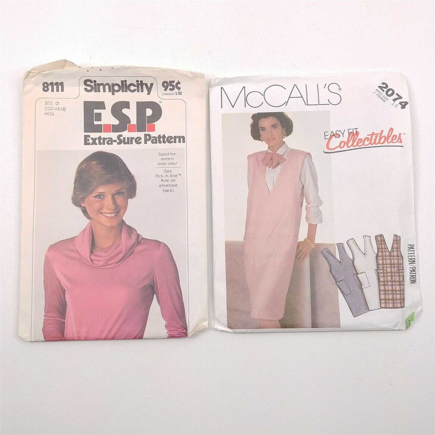 7 Vtg Sewing Patterns Womens Size 14 McCall's Simplicity Dresses Shirts Pants