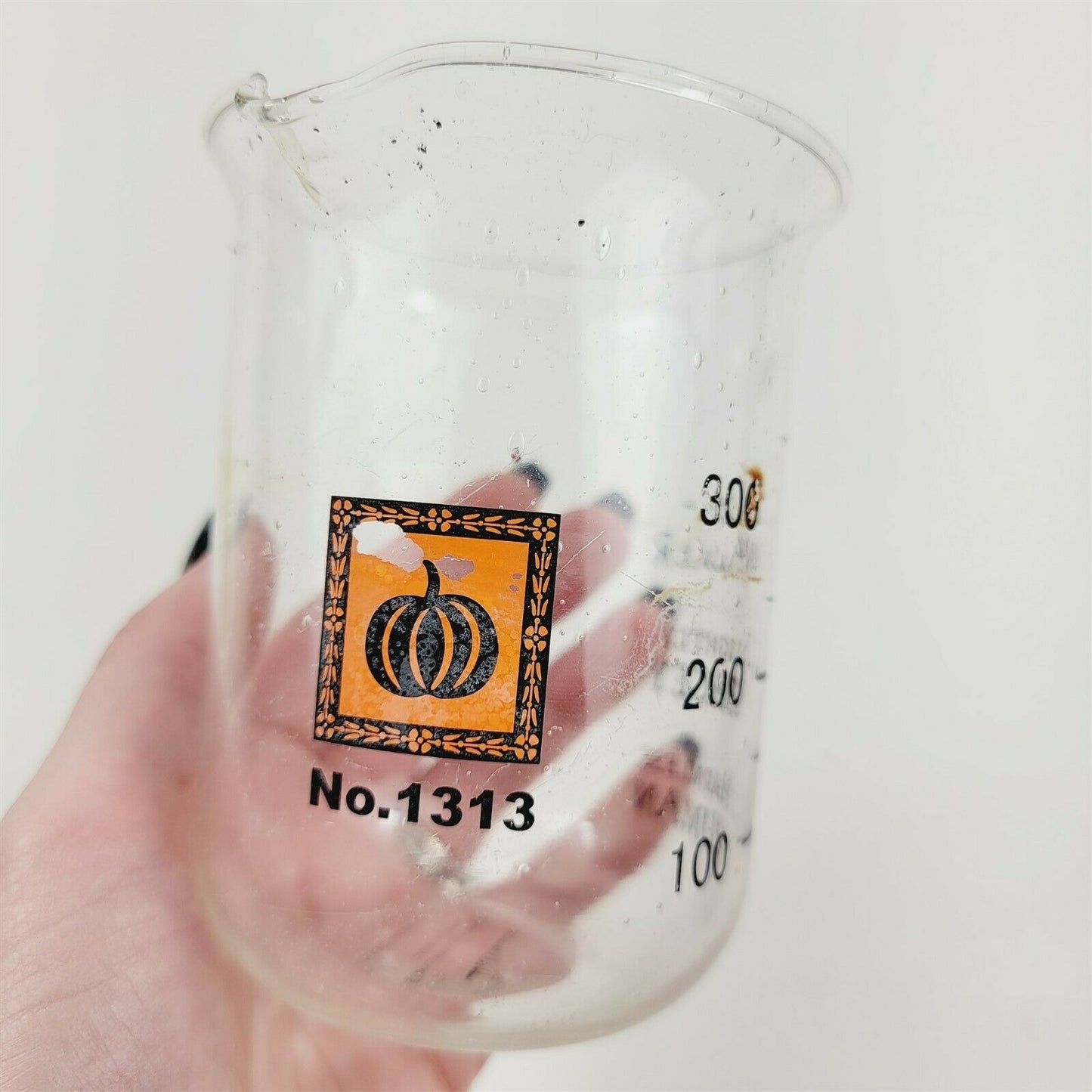 Hallmark Halloween Hauntington Beaker Drinking Glass Set Bubble Glass