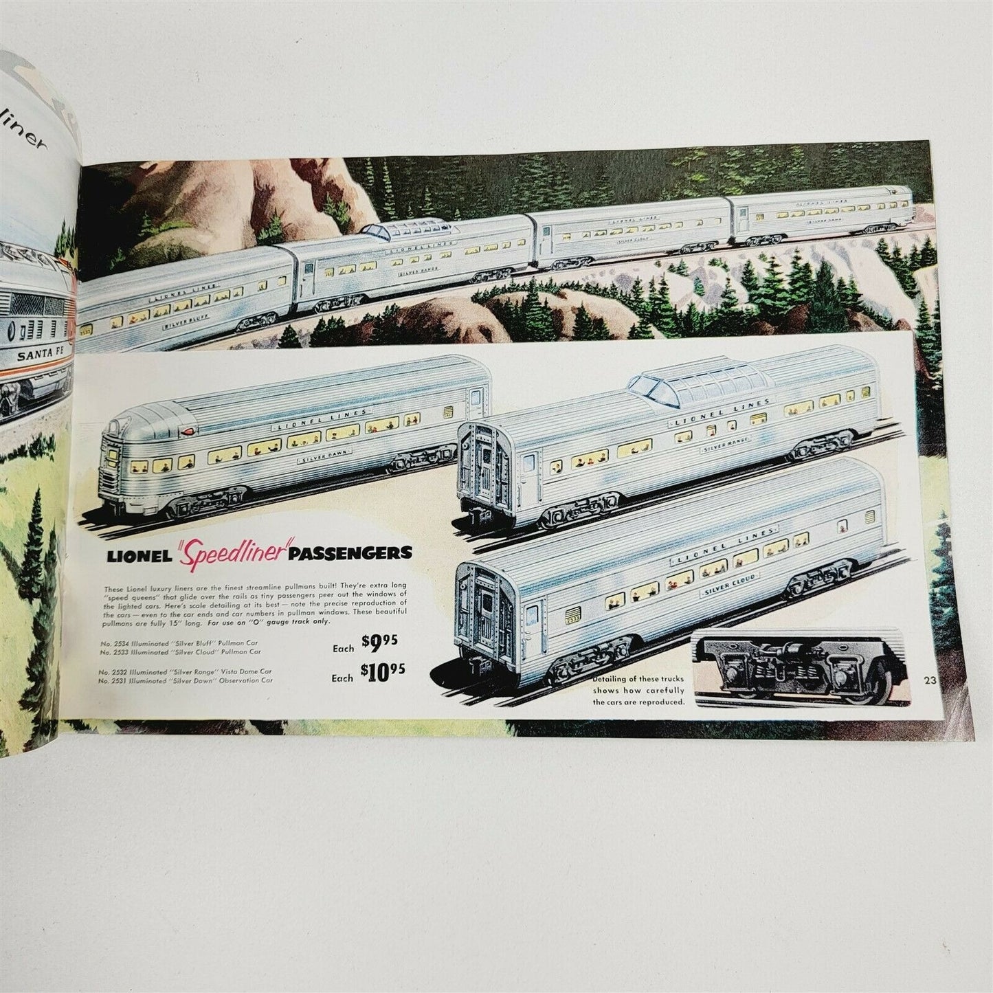 2 1953 Lionel Electric Toy Train Catalogs Garstang's Trains & Toys Pasadena CA