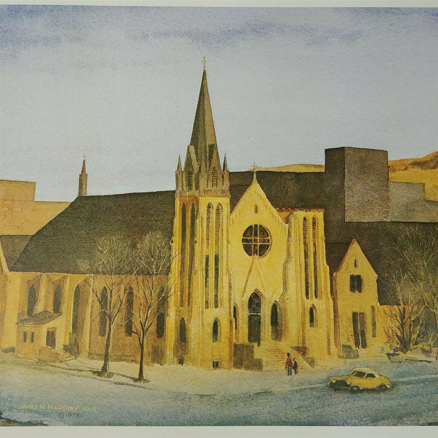 James Haughey St. Patrick's Co-Cathedral Billings Montana 26 x 20 1978 Print