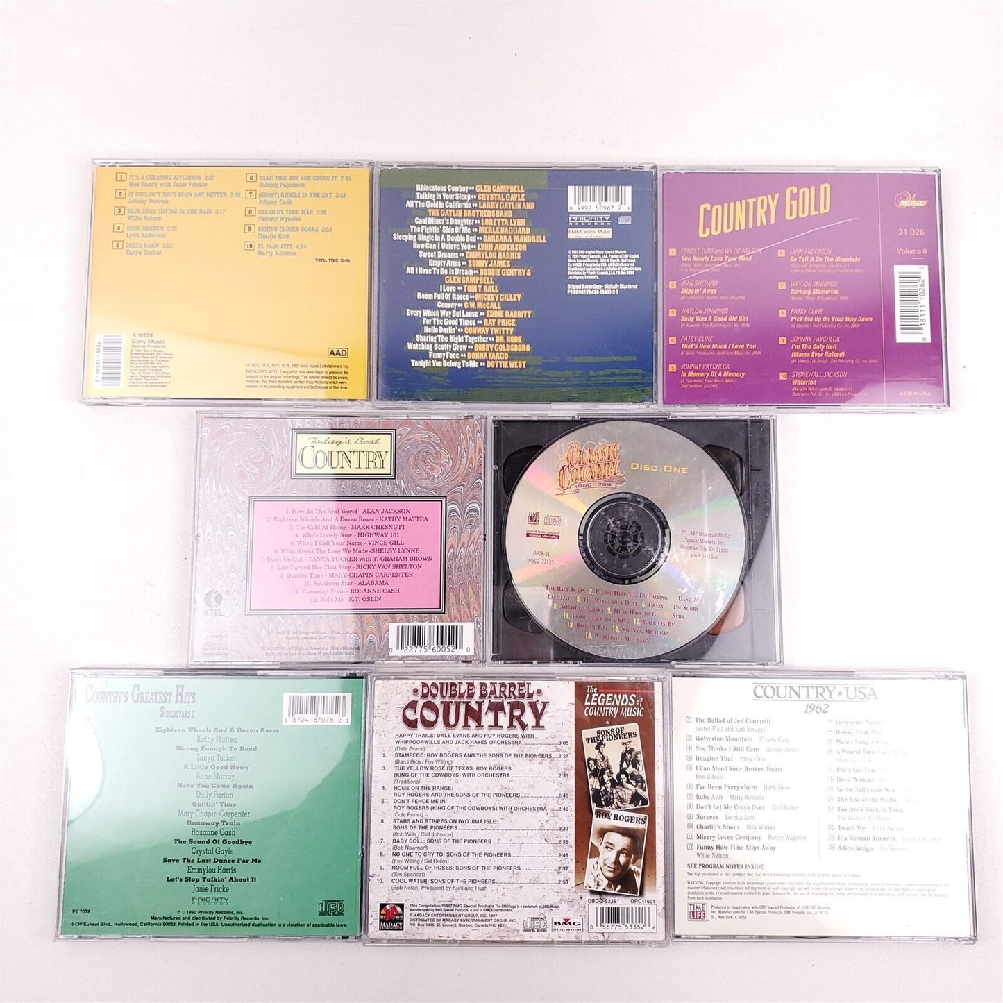 15 Various Country Artist CDs Greatest Hits Today's Best Classics