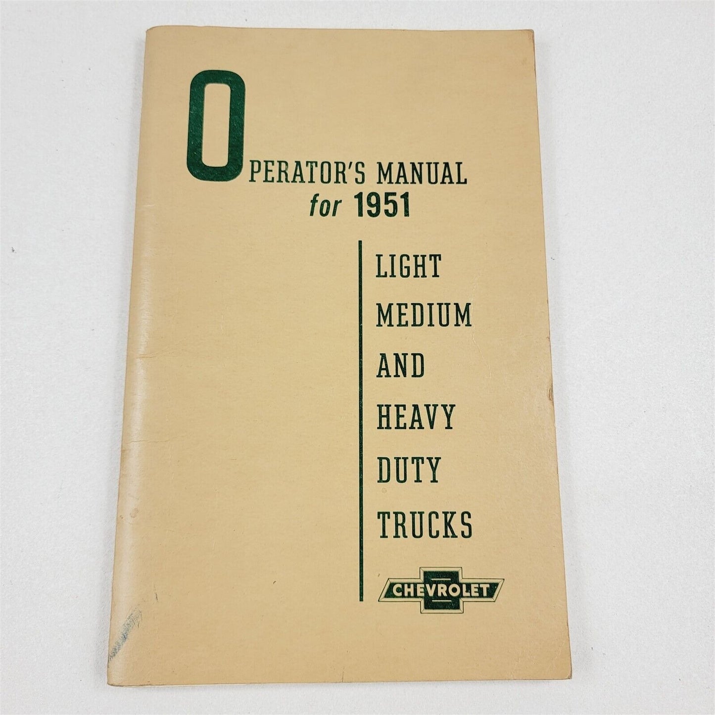 4 Vintage Chevrolet Operator Manuals 1930-51 1952 1961