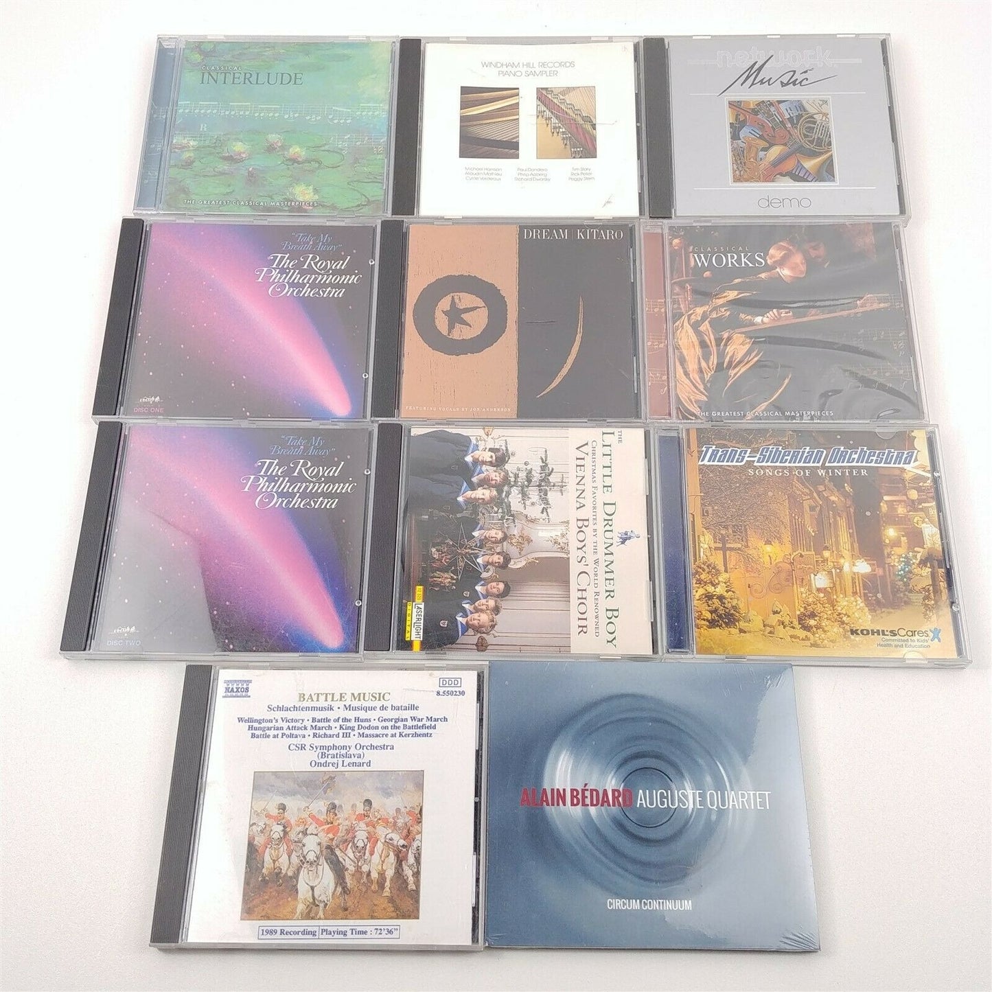 11 Classical Orchestra Instrumental CDs Battle Music Philharmonic Kitaro