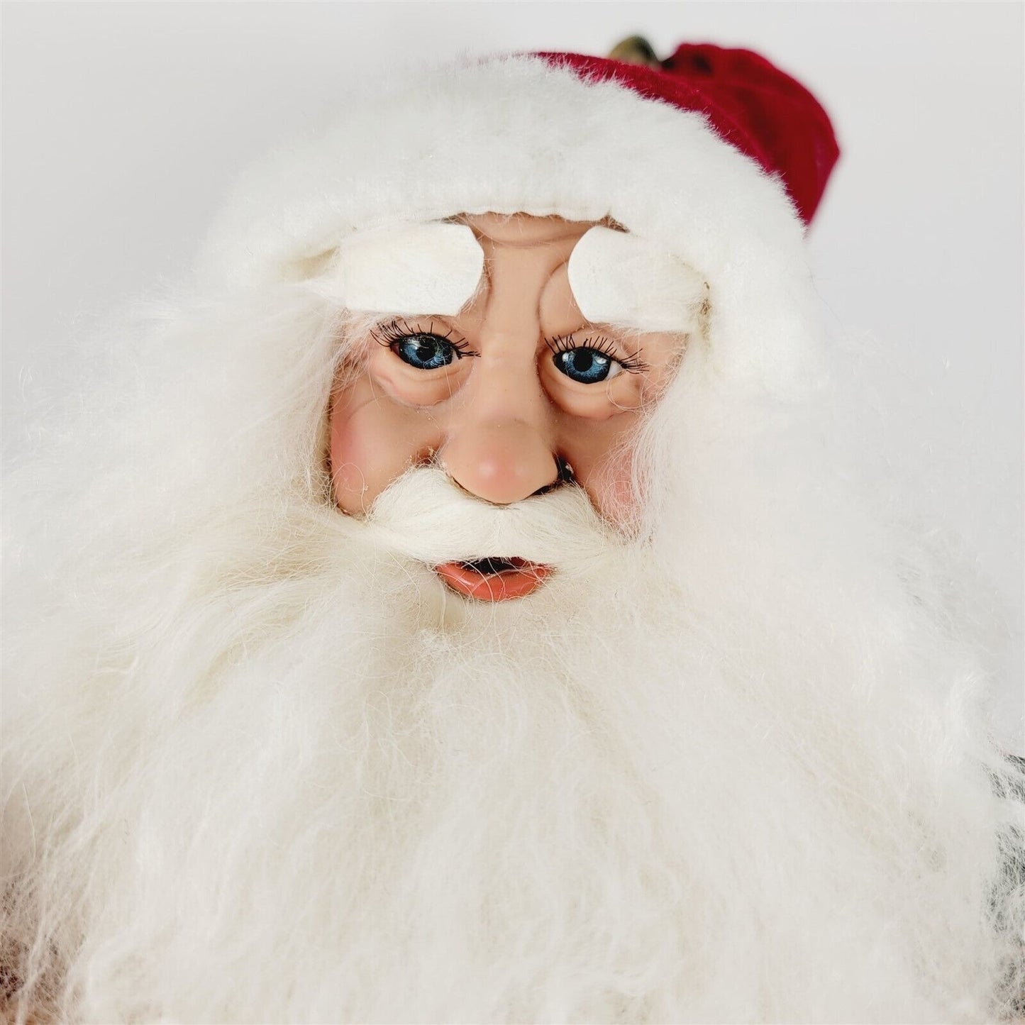 Santa Claus Figurine with Name List Christmas Holiday Decor Teddy Nutcracker 18"