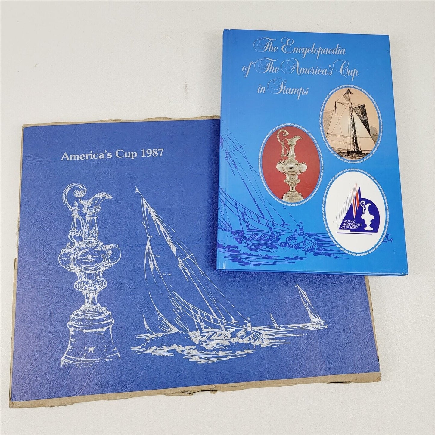 The Encyclopaedia America's Cup in Stamps Book Sailing Unused FDC Dennis Conner