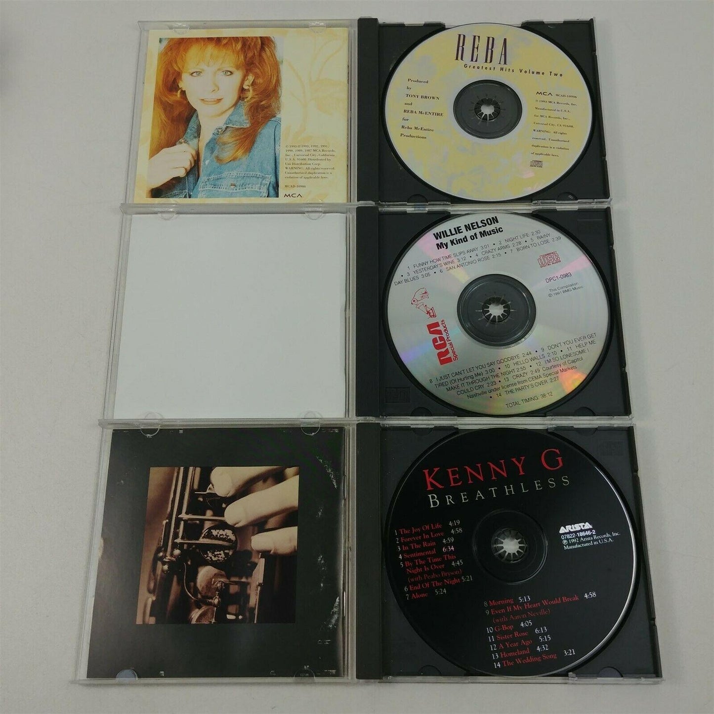 Pop Rock Country Music Carly Simon Willie Nelson Mariah Carey 9 CD Lot